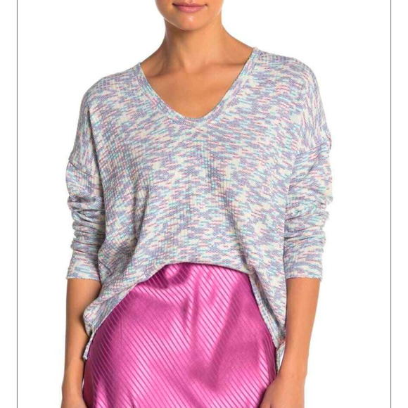 Code X Mode V Neck Slouchy Sweater - Picture 1 of 7